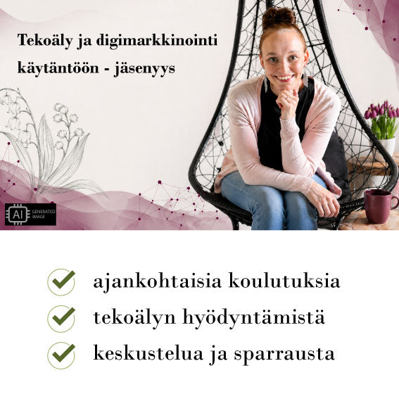 Tekoäly ja digimarkkinointi käytäntöön -jäsenyys pienyrittäjille