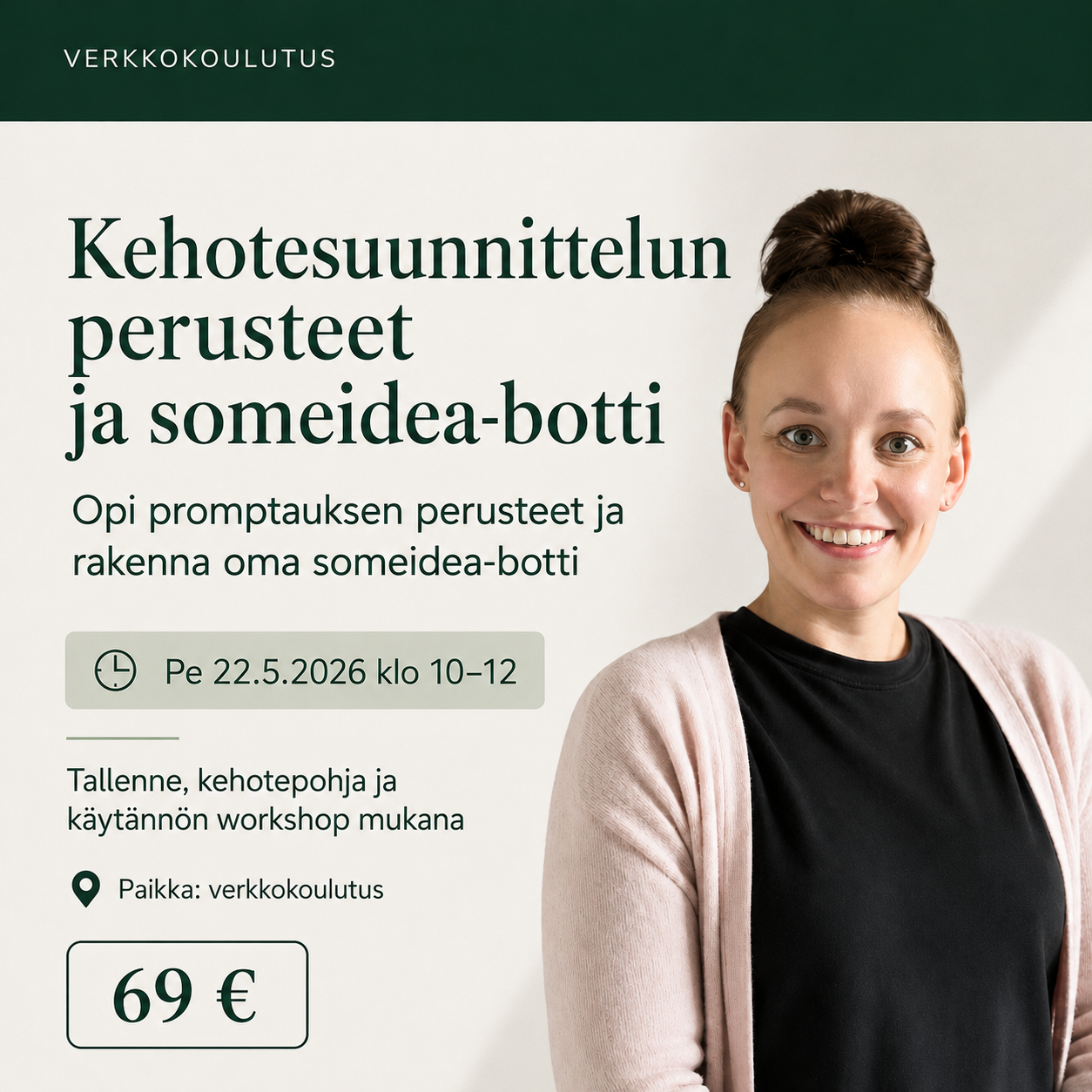 Kehotesuunnittelun perusteet ja someidea-botti