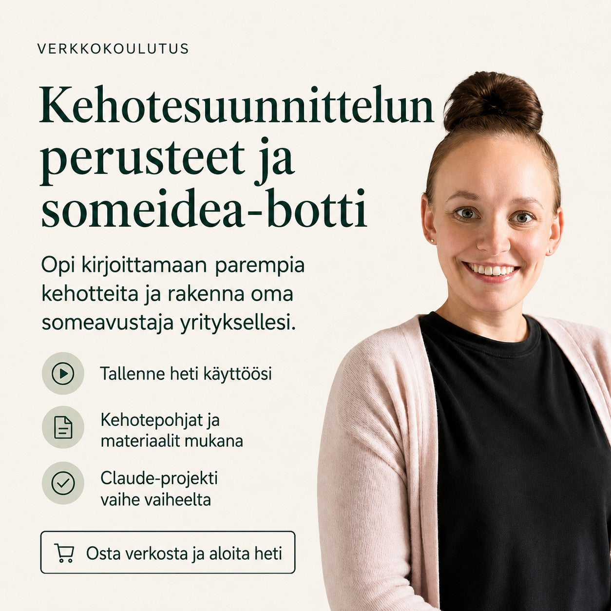 Kehotesuunnittelun perusteet ja someidea-botti